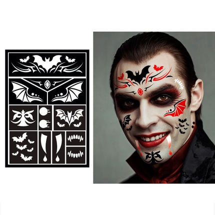 Vampier Tattoo Stencil 20cm