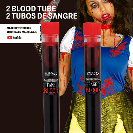 Halloween Nep Bloed Buisjes 2st