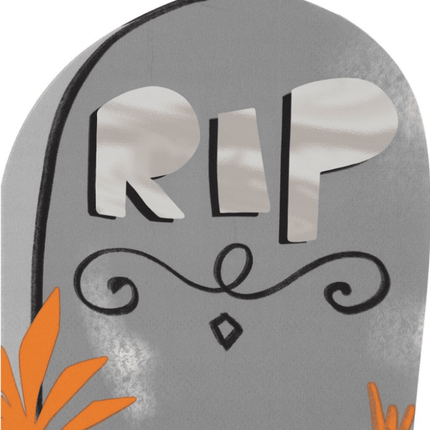 16 BATS/BOO TOMBSTONE SHP NAP van Unique koop je bij Partywinkel