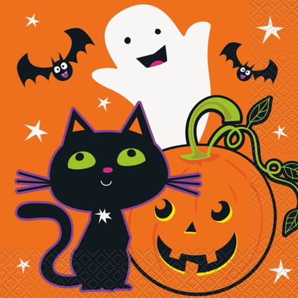 16 CAT & PMKIN PURPLE LUN NAP van Unique koop je bij Partywinkel
