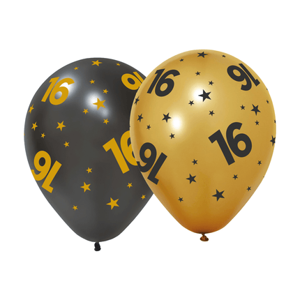 16 Jaar Ballonnen 31cm 6st van WeFiesta koop je bij Partywinkel