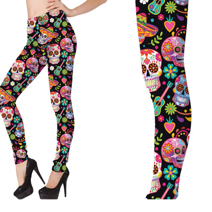 Dia De Los Muertos Legging