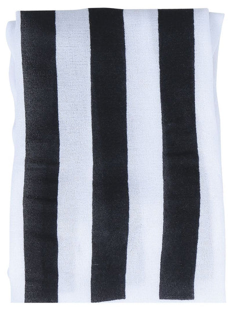 Gestreepte Panty Zwart Wit