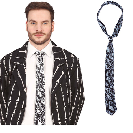 Stropdas Doodshoofden