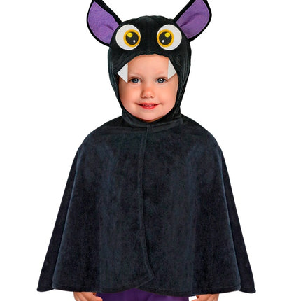 Halloween Cape Zwart Vleermuis