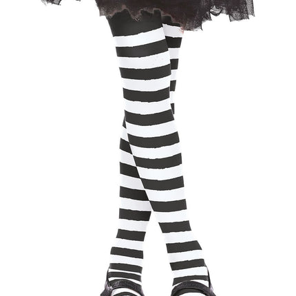 Witte Panty Gestreept Kind