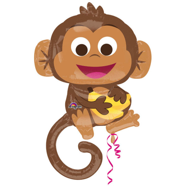 Folieballon SuperShape – Happy Monkey – 63 x 91 cm