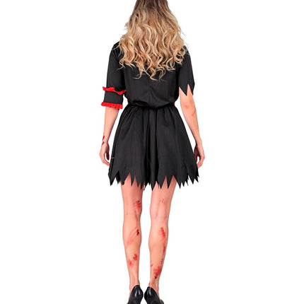 Verpleegster Jurk Zwart Dames