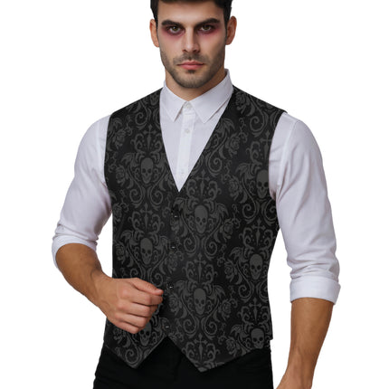 Halloween Gilet Doodshoofd