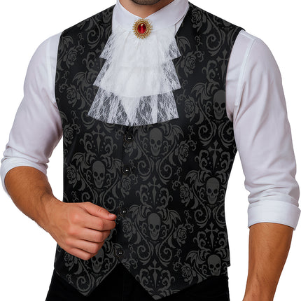Halloween Gilet Doodshoofd