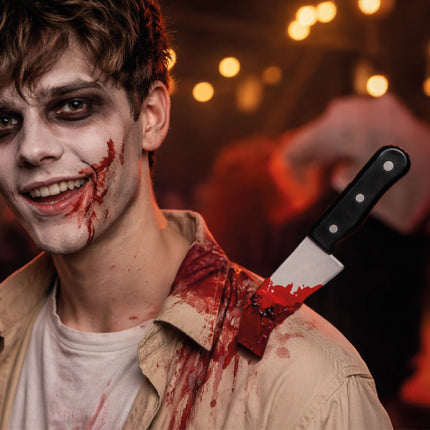 Halloween Nep Mes In Schouder
