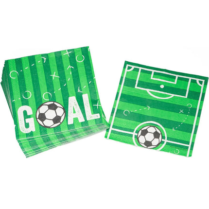 Voetbal Servetten Goal 33cm 20st