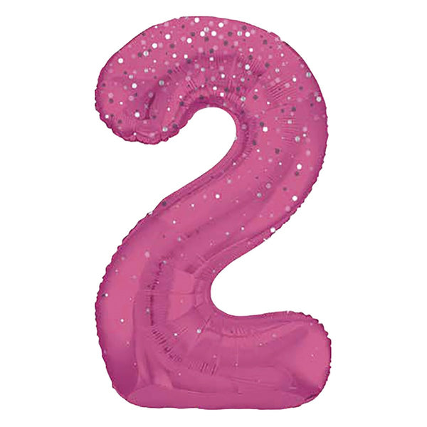 Ballonnenset voor 2e verjaardag meisje - roze Ballonnenset voor 2e verjaardag meisje - roze