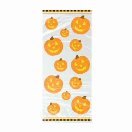 20 PUMPKIN GLOW CELLO BAGS van Unique koop je bij Partywinkel