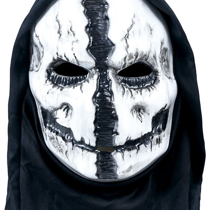 Zwart Witte Halloween Masker Schedel