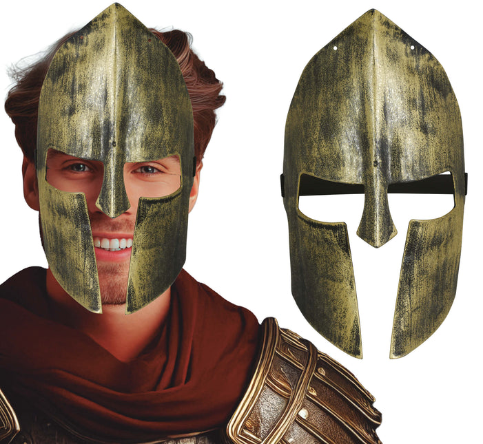 Gladiator Masker Goud Zilver