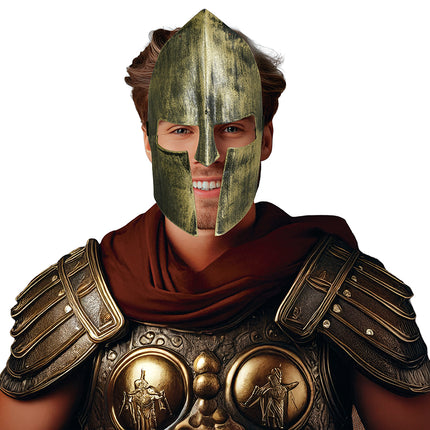 Gladiator Masker Goud Zilver