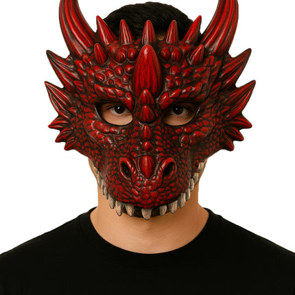 Draak Masker Rood