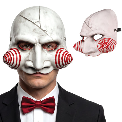 Halloween Masker Wit Pop