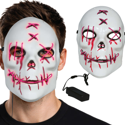 Halloween Masker Sinister Met Licht
