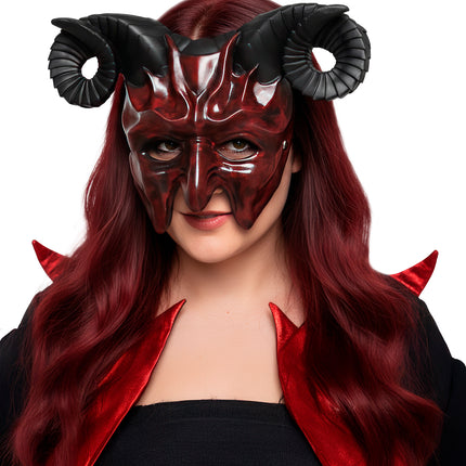 Halloween Masker Half Duivel