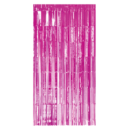 Fuchsia Deurgordijn Glans