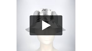 Bucket hat Glimmer zilver