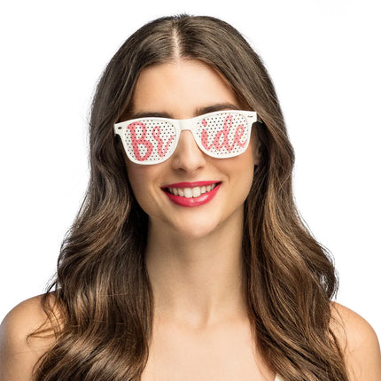 Set 3 partybrillen Bride to be (bride en team bride)