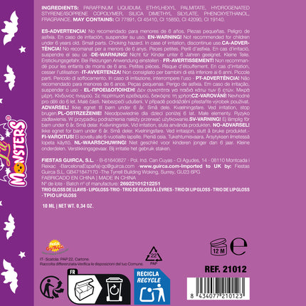 Halloween Lipgloss Kind 3st