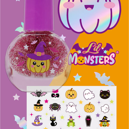 Halloween Nagelstickers Kind Monsters