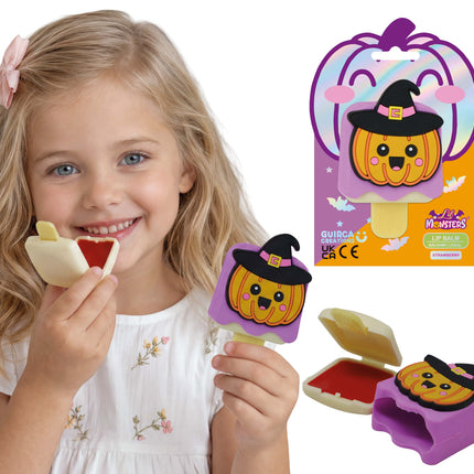 Halloween Lippenbalsem Kind Pompoen Ijsje