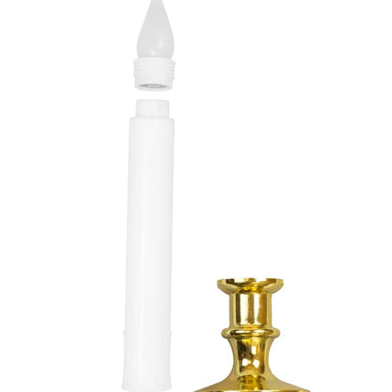 Witte Kaarsen Flikkerend Licht 6st