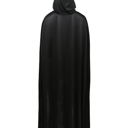 Halloween Cape Zwart Met Capuchon