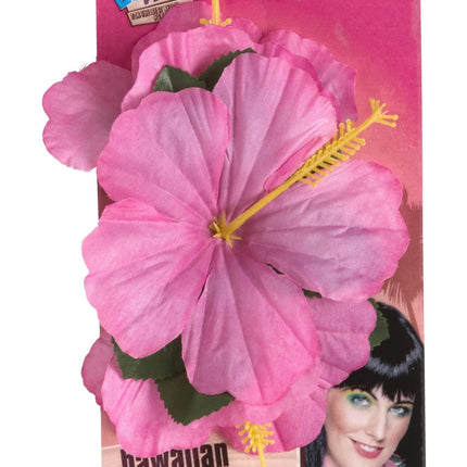 Haarbloem Lichtroze 14cm