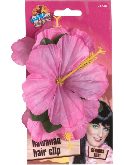 Haarbloem Lichtroze 14cm