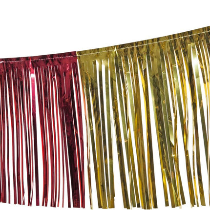 Slinger met franjes meerkleurig