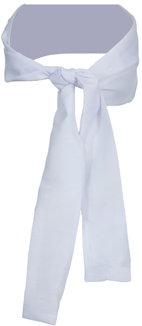 Karate Hoofdband Wit Rood