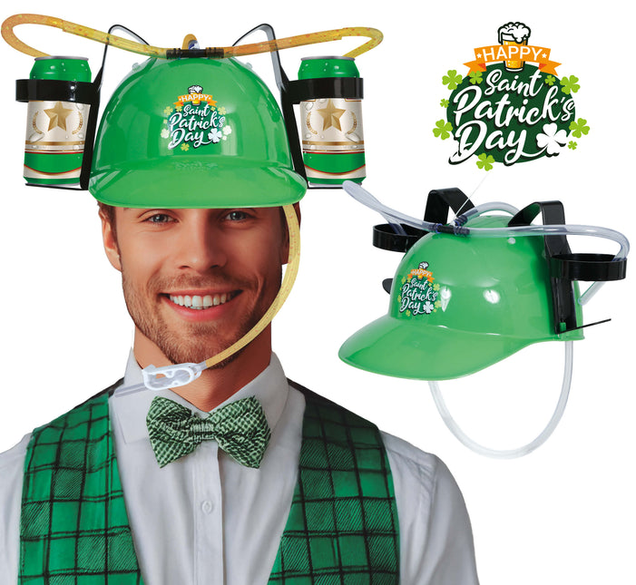 St. Patrick'S Day Helm Voor Drinken 43cm