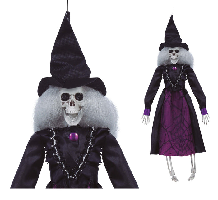 Halloween Pop Heks Skelet 40cm