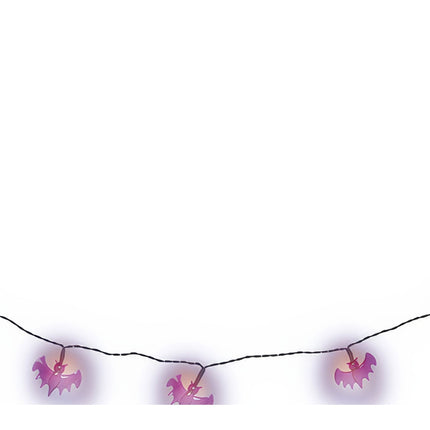 Halloween Lichtslinger LED Vleermuizen 1,55m
