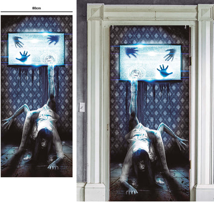 Halloween Deurposter Geest 120cm x 47cm