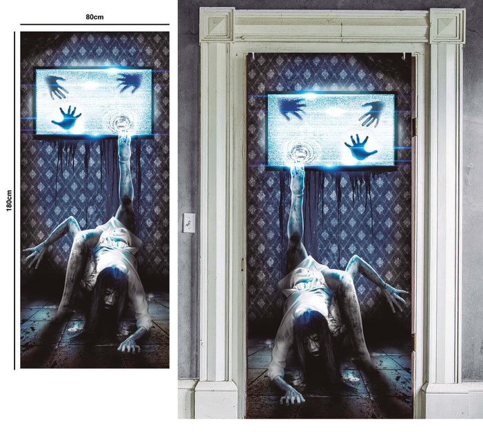 Halloween Deurposter Geest 120cm x 47cm