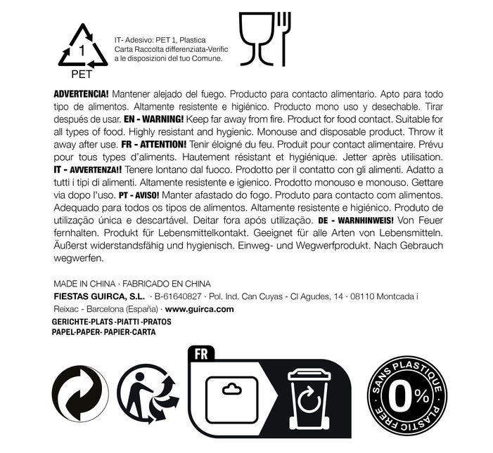 Harry Potter Borden 23cm 6st