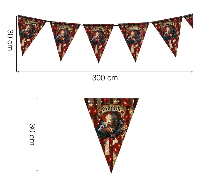 Halloween Slinger Clown 3m