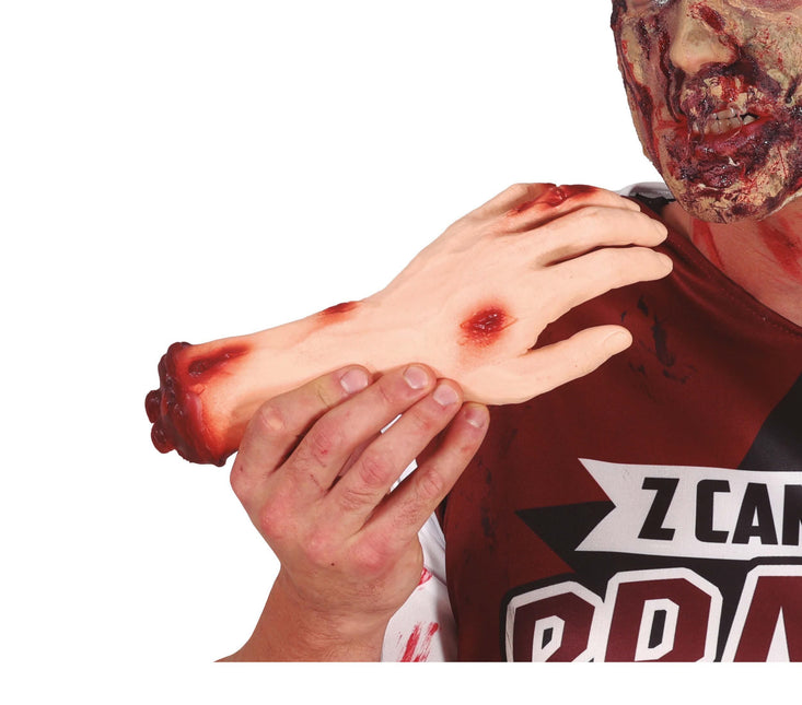 Halloween Nep Hand Wonden 25cm