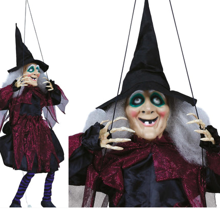 Halloween Pop Heks Op Schommel 1m
