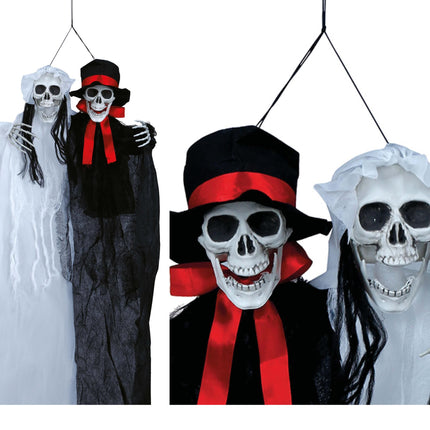 Halloween Poppen Bruid En Bruidegom 90cm