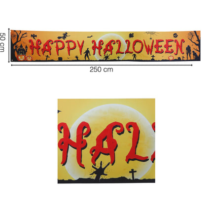 Halloween Banner Happy Halloween 2,9m