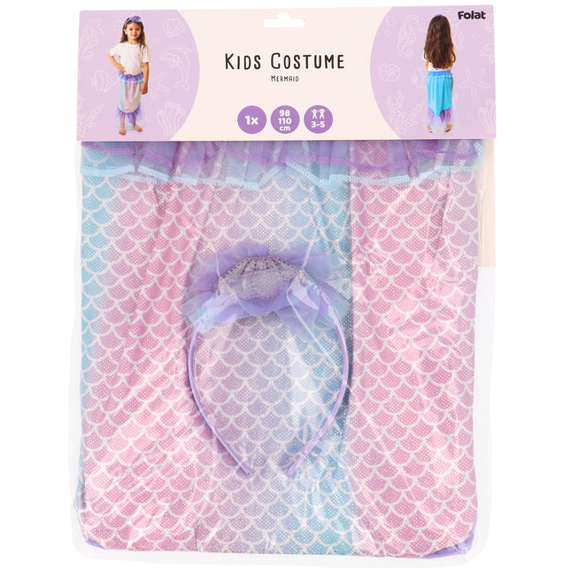 Folat Mermaid Kostuum Meisje