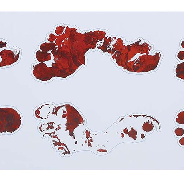 Halloween Decoratie Sticker Voetafdrukken